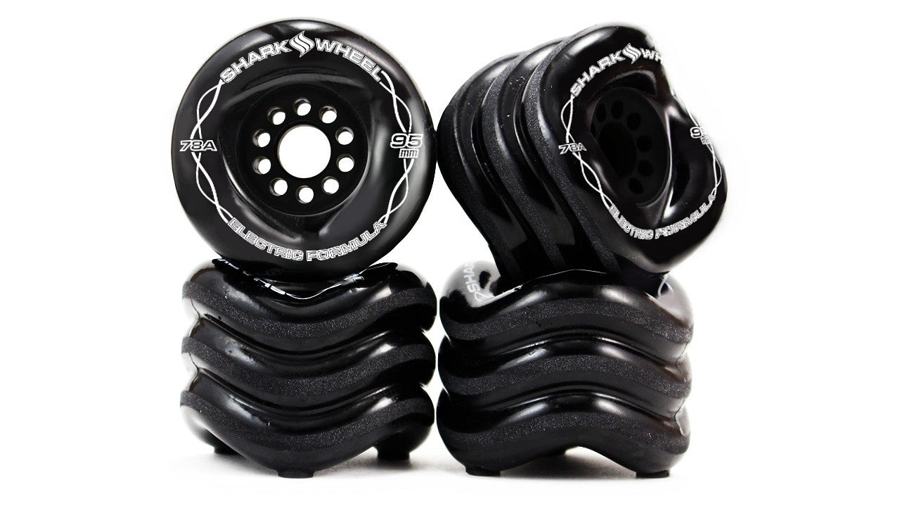 Shark Wheel 95MM, 78A Black - Megalodon Formula