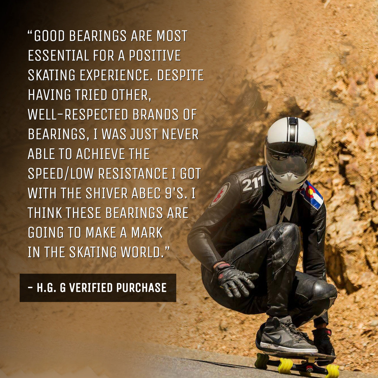 Shiver ABEC 9 Bearings by Shark Wheel
