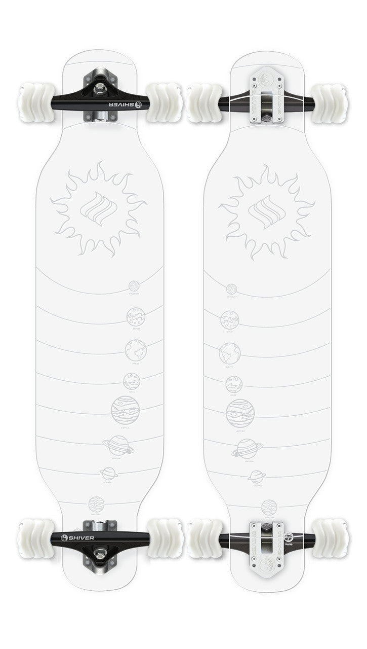 CLEAR Galaxy Longboard