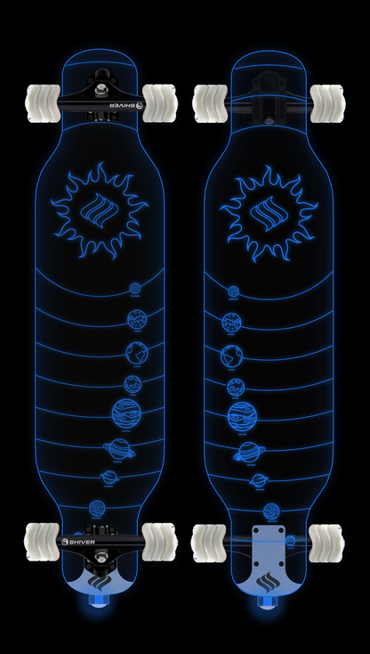 CLEAR Galaxy Longboard
