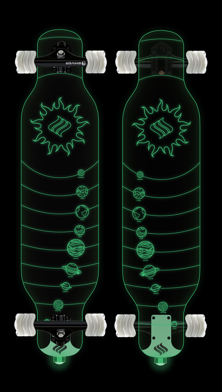 CLEAR Galaxy Longboard