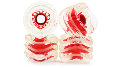 Shark Wheel 72MM, 78A DNA - Clear with Red Hub