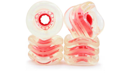Shark Wheel 72MM, 78A DNA - Clear with Pink Hub