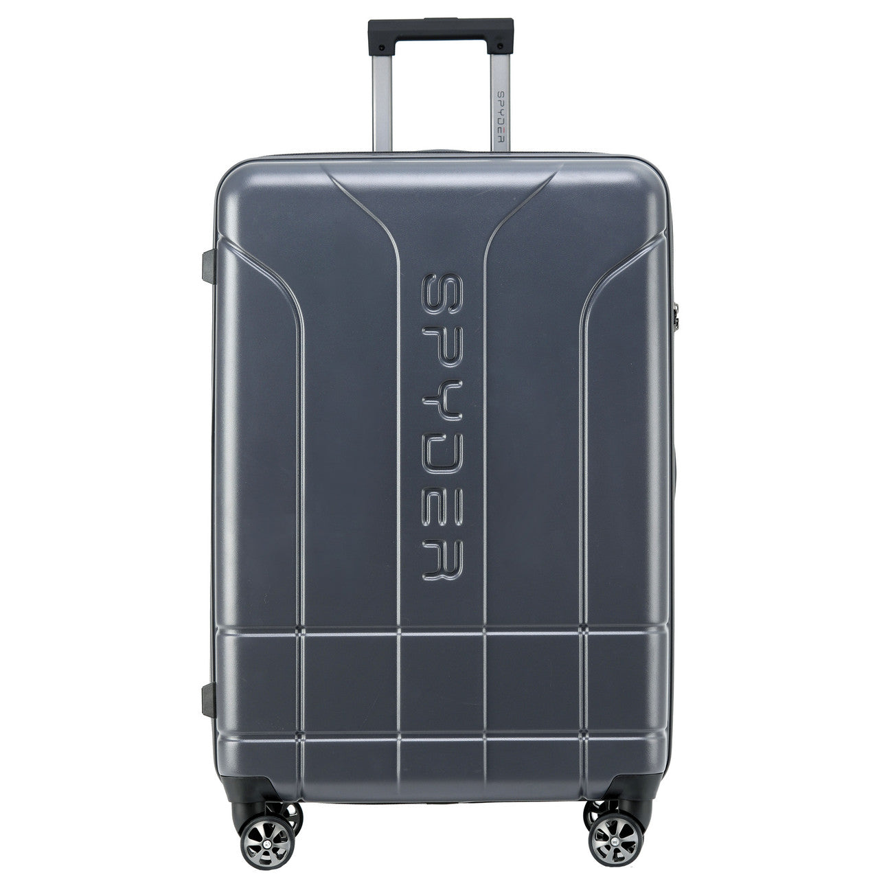 Gray Spyder Carve 29 Inch Expandable Hardside Upright Suitcase with 360°  Shark Wheels, TSA Approved Lock