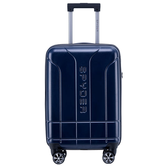 Navy Spyder Carve 20 Inch Expandable Hardside Upright Suitcase with 360°  Shark Wheels, TSA Approved Lock