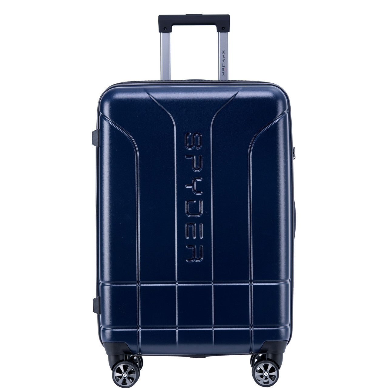 Navy Spyder Carve 25 Inch Expandable Hardside Upright Suitcase with 360°  Shark Wheels, TSA Approved Lock