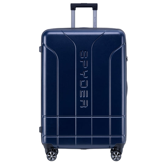 Navy Spyder Carve 29 Inch Expandable Hardside Upright Suitcase with 360°  Shark Wheels, TSA Approved Lock