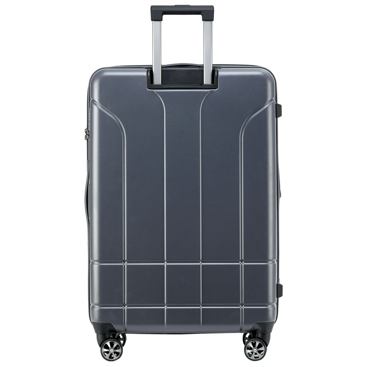 Gray Spyder Carve 29 Inch Expandable Hardside Upright Suitcase with 360°  Shark Wheels, TSA Approved Lock