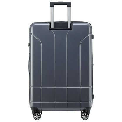 Gray Spyder Carve 29 Inch Expandable Hardside Upright Suitcase with 360°  Shark Wheels, TSA Approved Lock