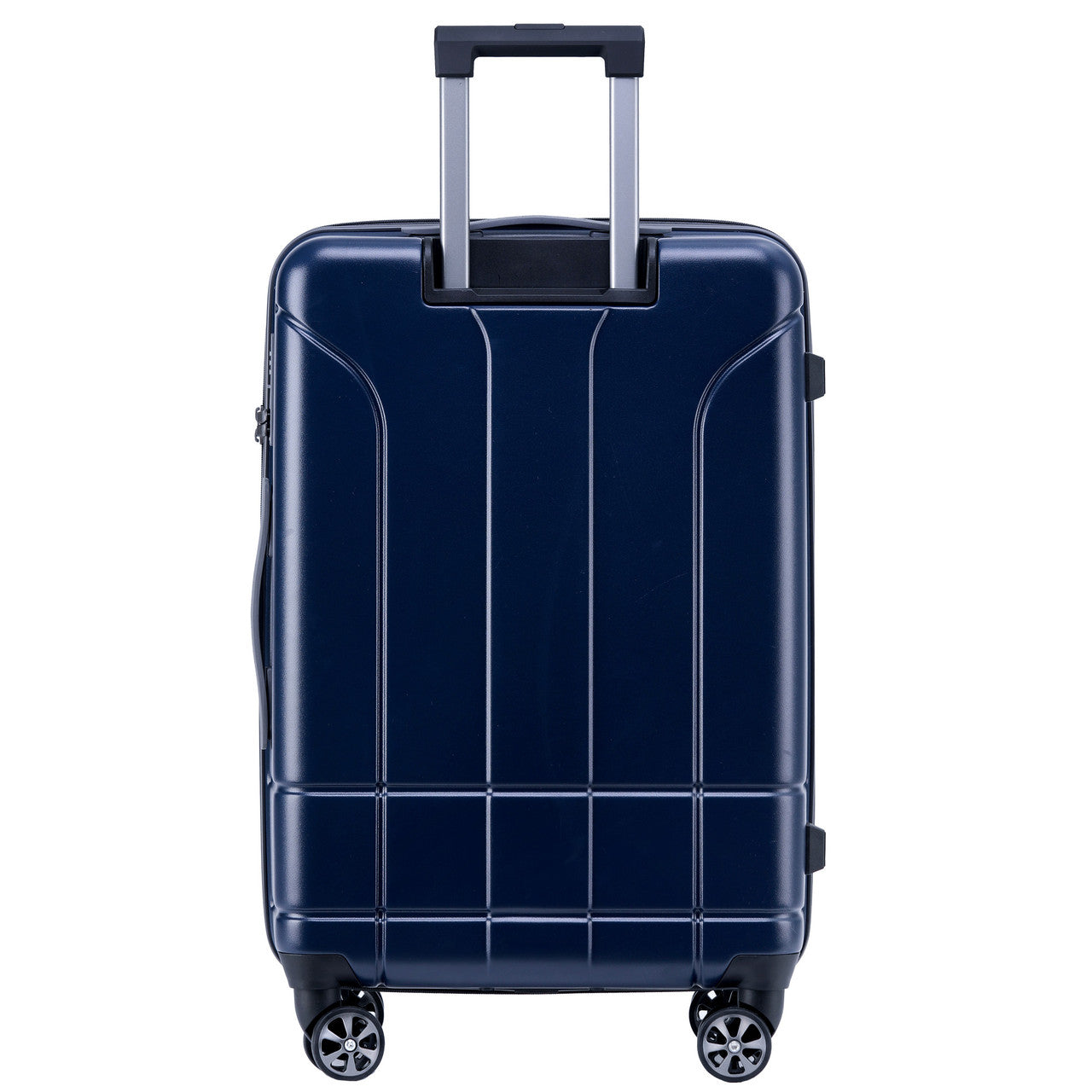 Navy Spyder Carve 25 Inch Expandable Hardside Upright Suitcase with 360°  Shark Wheels, TSA Approved Lock