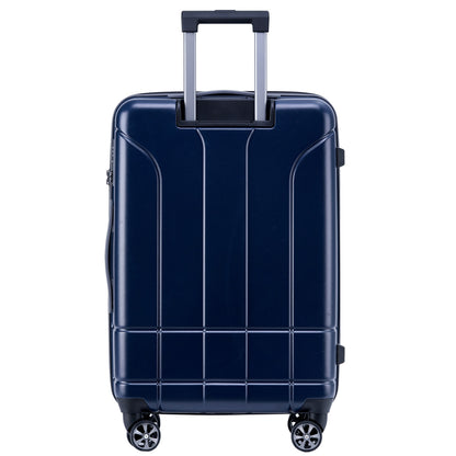 Navy Spyder Carve 25 Inch Expandable Hardside Upright Suitcase with 360°  Shark Wheels, TSA Approved Lock