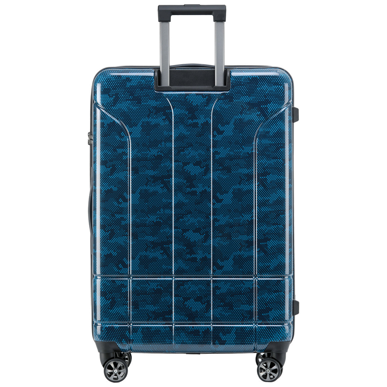 Blue Spyder Matrix 29 Inch Expandable Hardside Upright Suitcase with 360°  Shark Wheels, TSA Approved Lock