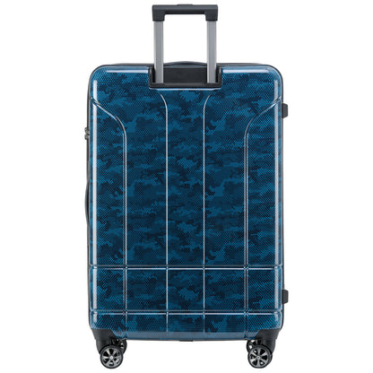 Blue Spyder Matrix 29 Inch Expandable Hardside Upright Suitcase with 360°  Shark Wheels, TSA Approved Lock
