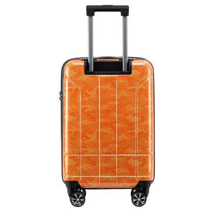 Orange Spyder Matrix 20 Inch Expandable Hardside Upright Suitcase with 360°  Shark Wheels, TSA Approved Lock