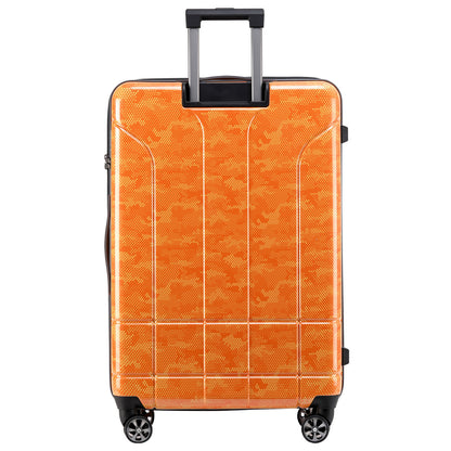 Orange Spyder Matrix 29 Inch Expandable Hardside Upright Suitcase with 360°  Shark Wheels, TSA Approved Lock