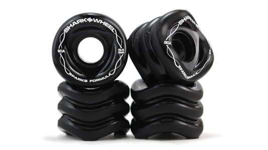NEW Shark Wheel  54mm, 80A Sparks Formula - Team Rider, Signature Wheels Johnny Sparks