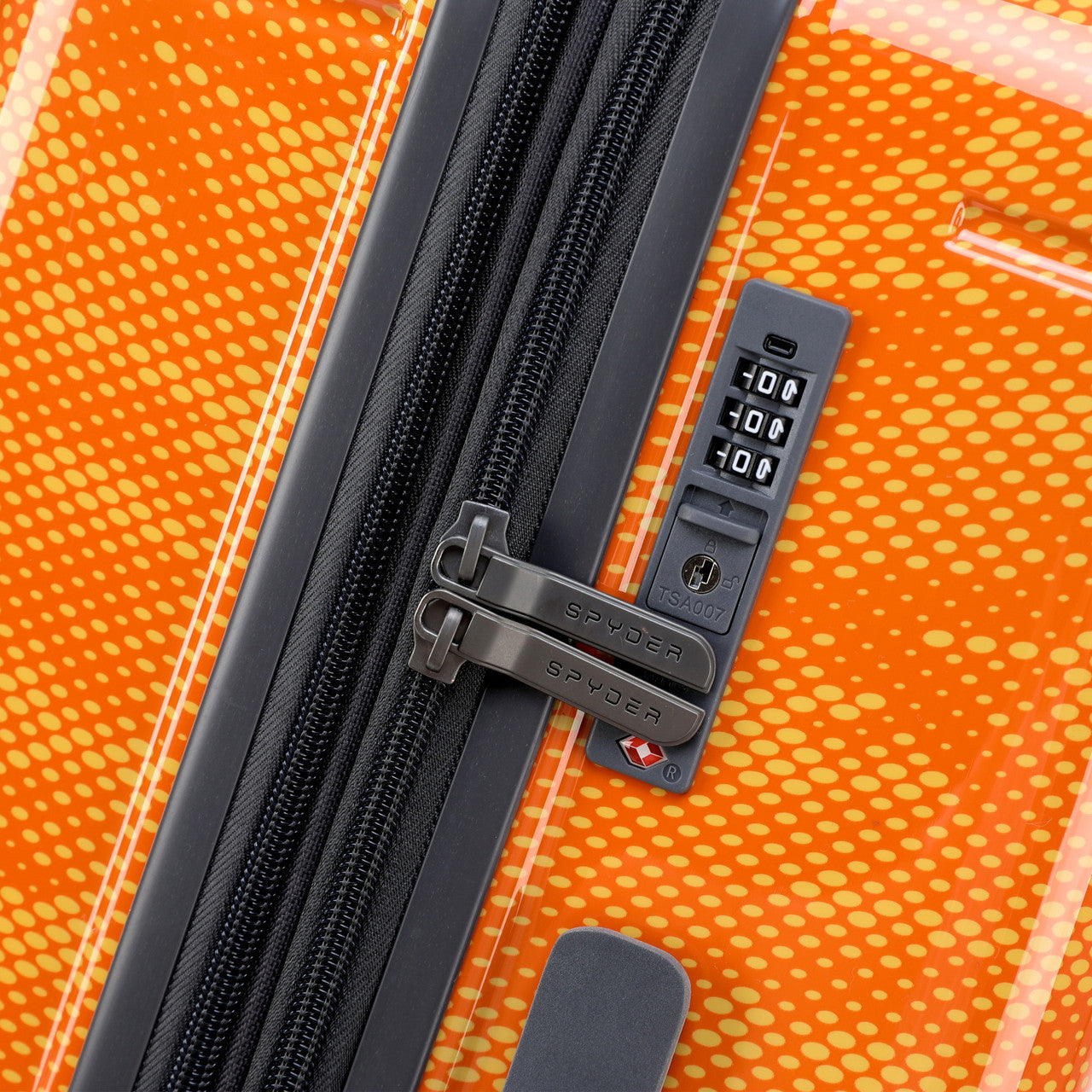 Orange Spyder Matrix 25 Inch Expandable Hardside Upright Suitcase with 360°  Shark Wheels, TSA Approved Lock