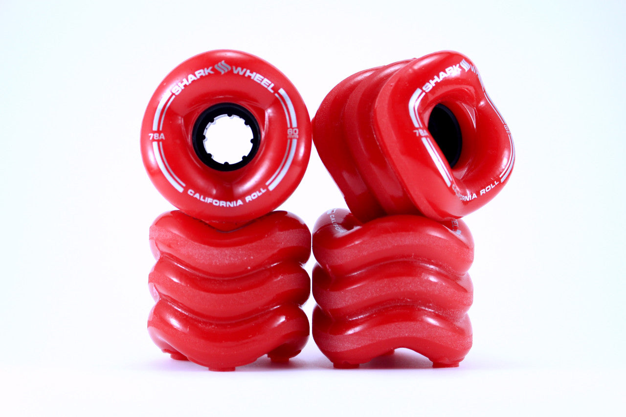 Red 60mm California Roll Wheels