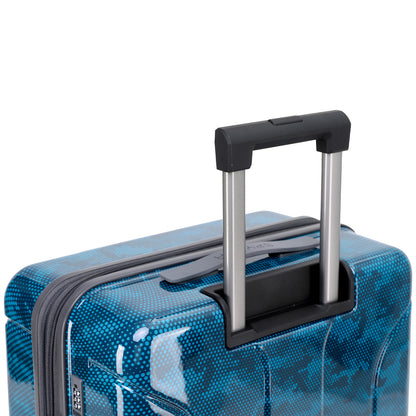 Blue Spyder Matrix 29 Inch Expandable Hardside Upright Suitcase with 360°  Shark Wheels, TSA Approved Lock