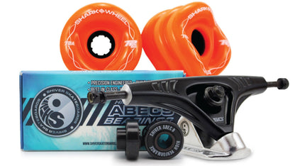 72MM BUNDLES. ORANGE. DNA WHEELS WITH ABEC 9 BEARINGS & PRO SERIES TRUCKS