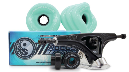 72MM BUNDLES. SEAFOAM. DNA WHEELS WITH ABEC 9 BEARINGS & PRO SERIES TRUCKS
