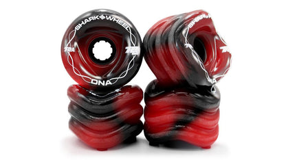 NEW Shark Wheel 72MM, 78a DNA - Red / Black Swirl