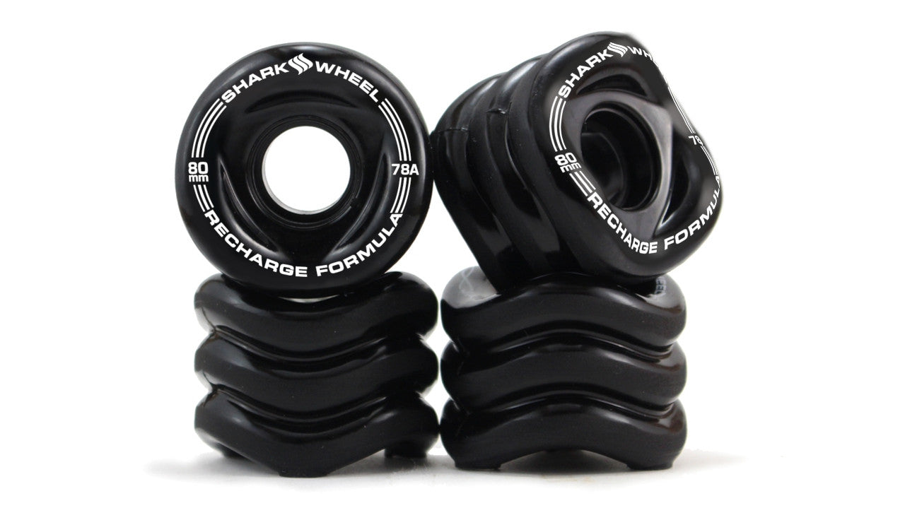 Shark Wheel 80MM, 78A Recharge Black