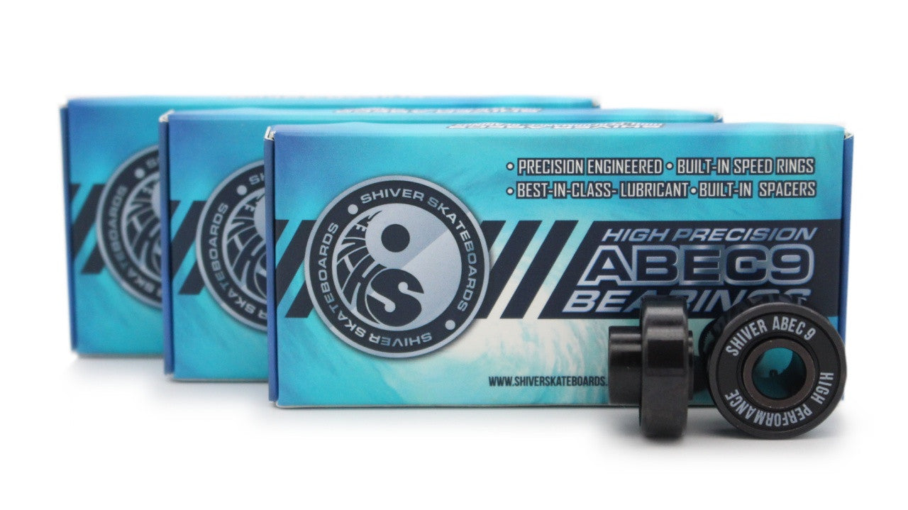 60MM Bundle - California Roll Wheels, Abec 9 Bearings, 180mm Shiver Trucks