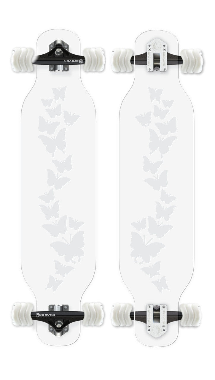 CLEAR Butterfly Longboard