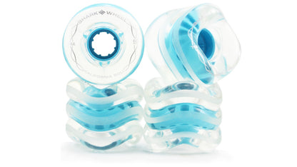Shark Wheel 60mm, 78a Clear With Blue Hub California Roll