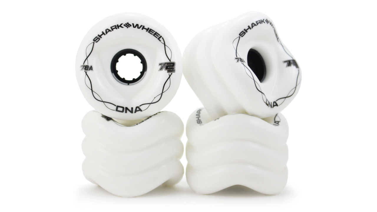 Shark Wheel 72MM, 78A DNA White