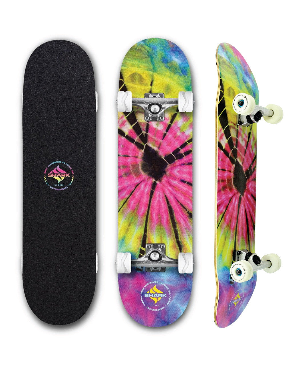 Tie Dye Street Skateboard Complete