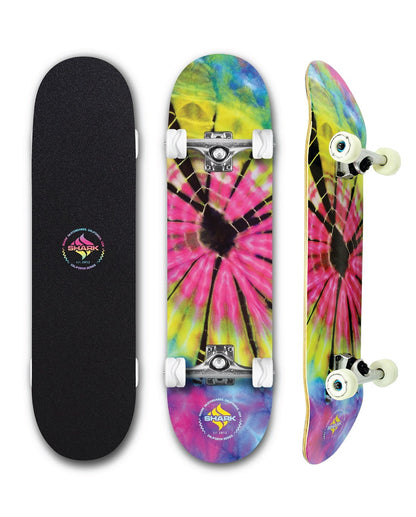 Tie Dye Street Skateboard Complete