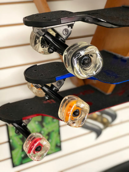 Shark Wheel 72MM, 78A DNA - Clear with Red Hub