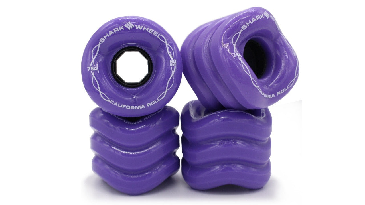 Shark Wheel 60mm, 78a Purple California Roll 