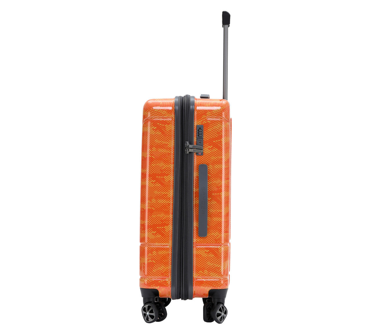 Orange Spyder Matrix 29 Inch Expandable Hardside Upright Suitcase with 360°  Shark Wheels, TSA Approved Lock