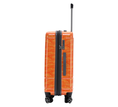 Orange Spyder Matrix 29 Inch Expandable Hardside Upright Suitcase with 360°  Shark Wheels, TSA Approved Lock