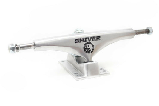 54mm Bundle - White Twisted Wheels, Abec 9 Bearings, 150mm Shiver Trucks