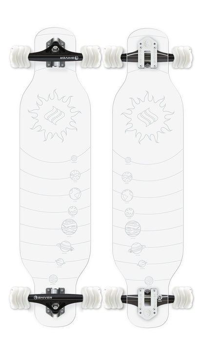 CLEAR Galaxy Longboard